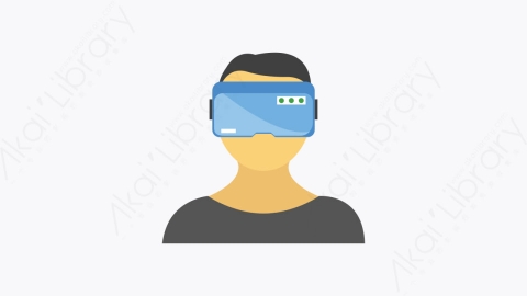 图片素材-041-虚拟现实virtual_reality扁平卡通虚拟现实图标