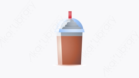 图片素材-042-奶茶frappe卡通饮料元素图标
