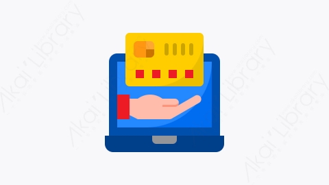 图片素材-042-付款payment扁平卡通计算机应用程序元素图标