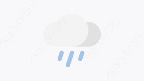 图片素材-042-下雨rain扁平卡通天气元素图标