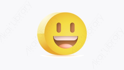 图片素材-043-微笑smile卡通表情符号元素图标