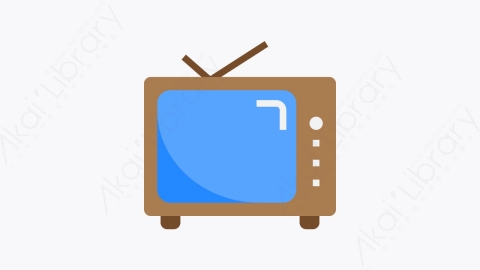 图片素材-044-天线antenna扁平卡通电影院元素图标