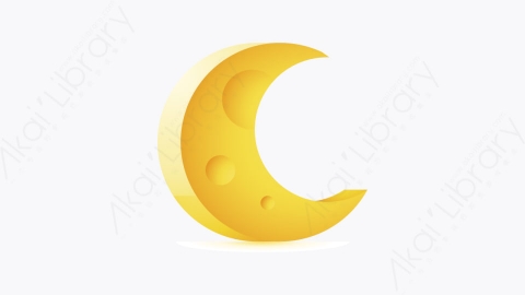 图片素材-044-半月half_moon卡通万圣节元素图标