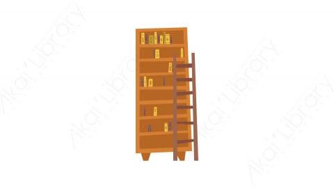 图片素材-045书架_bookshelf书店教育道具元素图标