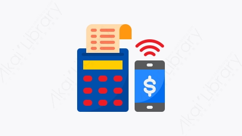 图片素材-045-付款payment扁平卡通物联网元素图标