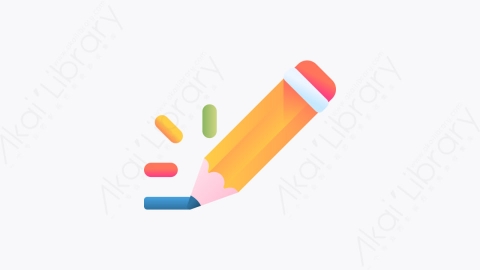 图片素材-045-铅笔pencil卡通设计思维元素图标