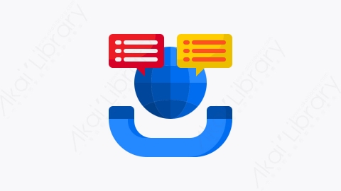 图片素材-045-电话phone_call扁平卡通通信元素图标
