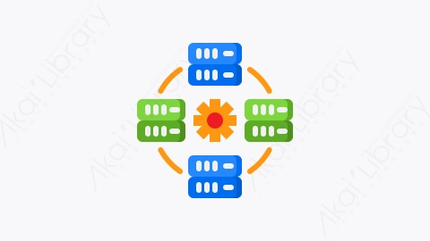图片素材-046-服务器servers扁平卡通物联网元素图标