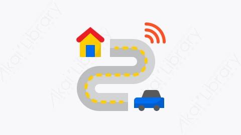 图片素材-047-智能车smart_car扁平卡通物联网元素图标