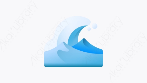 图片素材-047-波浪waves扁平卡通暑假元素图标