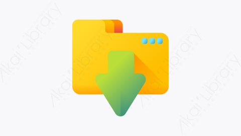 图片素材-048-下载download扁平卡通网络安全元素图标