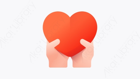 图片素材-048-给予爱give_love扁平卡通情人节元素图标