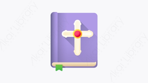 图片素材-049-圣经bible扁平卡通复活节元素图标
