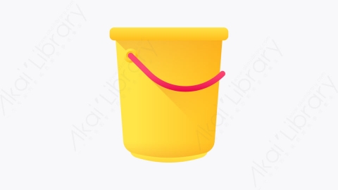 图片素材-049-铲斗bucket扁平卡通春季元素图标