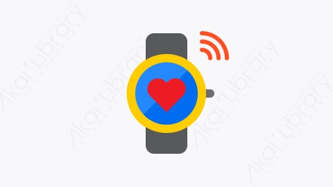 图片素材-049-智能手表smart_watch扁平卡通物联网元素图标