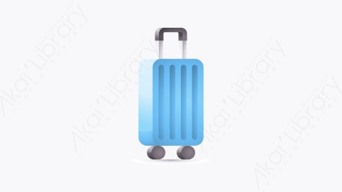 图片素材-049-手提箱suitcase卡通夏季元素图标