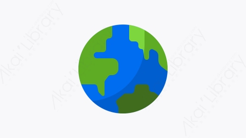 图片素材-049-世界world扁平卡通联系我们元素图标