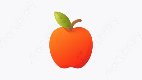 图片素材-050-苹果apple扁平卡通感恩节元素图标