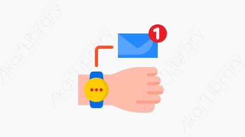 图片素材-050-通知notification扁平卡通信封和邮件元素图标