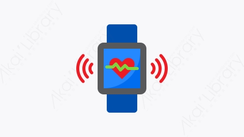 图片素材-050-智能手表smartwatch扁平卡通物联网元素图标