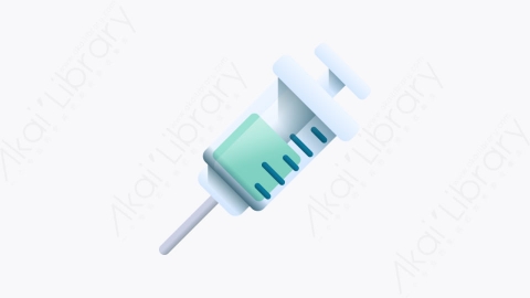 图片素材-050-疫苗vaccine扁平卡通冠状病毒元素图标