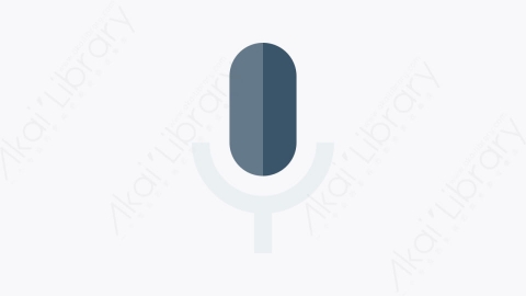 图片素材-055-麦克风microphone扁平卡通商务办公业务图标元素