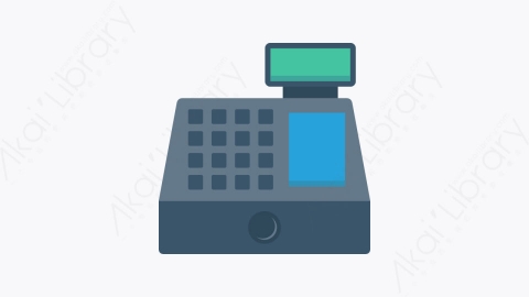 图片素材-057-提款机cashmachine扁平卡通网络市场营销SEO和营销图标元素