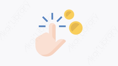 图片素材-060-点击付费-1payperclick扁平卡通Seo营销业务财务元素图标