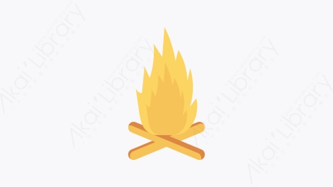 图片素材-061-消防fire扁平卡通旅游旅行游记元素图标