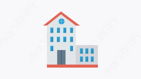 图片素材-067-建筑高楼building扁平卡通城市建筑图标元素