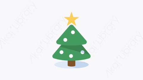 图片素材-067-圣诞树christmastree扁平卡通杂项元素图标