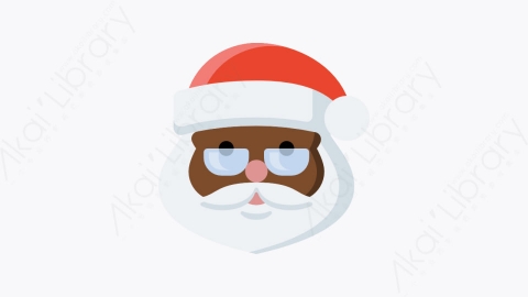 图片素材-070-圣诞老人santaclaus扁平卡通杂项元素图标