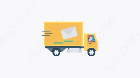 图片素材-072-交货-5delivery扁平卡通交通运输工具图标元素
