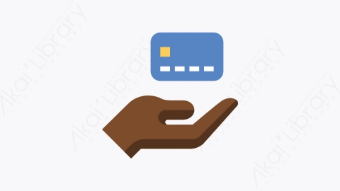 图片素材-079-信用卡creditcard扁平卡通Seo营销业务财务元素图标