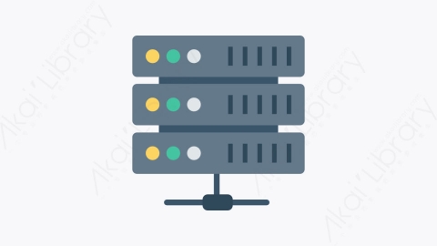 图片素材-080-服务器-1server扁平卡通商务办公设备元素图标