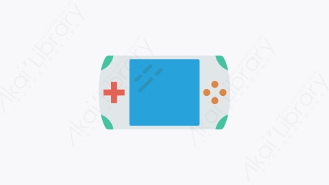 图片素材-082-游戏game扁平卡通商务办公设备元素图标
