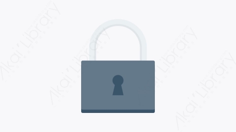图片素材-085-锁lock扁平卡通SEO和营销图标元素