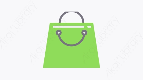 图片素材-088-购物袋-1shoppingbag扁平卡通购物和电子商务元素图标