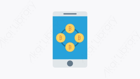 图片素材-094-比特币-4bitcoin扁平卡通比特币区块链和加密货币元素图标