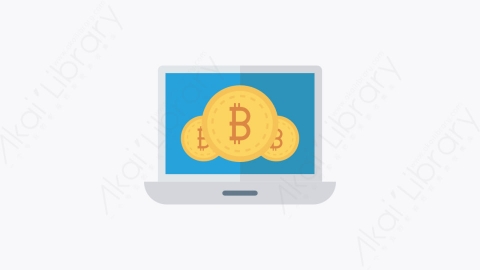 图片素材-096-比特币-2bitcoin扁平卡通比特币区块链和加密货币元素图标