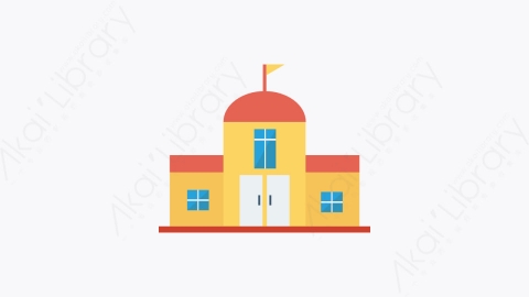 图片素材-146-学院-3college扁平卡通城市建筑图标元素
