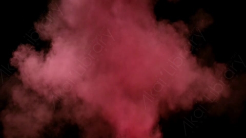 视频素材-Powder_ExplodeUp_Red_01爆炸粉尘