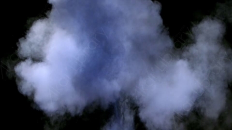 视频素材-Powder_ExplodeUp_Blue_01爆炸粉尘