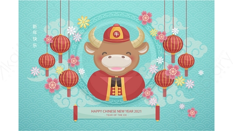 图片素材-扁平2021牛年中国风新年春节喜庆贺图-12