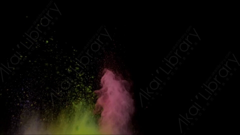 视频素材-爆炸粉尘色粉4K_UHD_LOWER_BURST_1