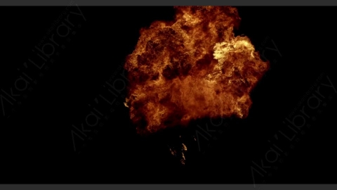 视频素材-4k-Combust17-Explode-prores-slomo爆炸火焰