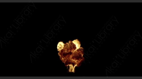 视频素材-4k-Combust22-Explode-prores-slomo爆炸火焰
