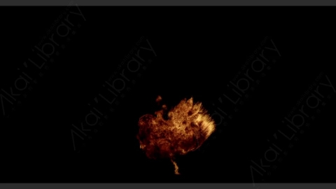视频素材-4k-Combust27-Explode-prores-slomo爆炸火焰