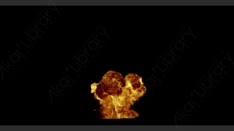 视频素材-4k-Combust34-Explode-prores-slomo爆炸火焰
