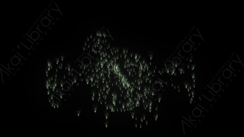 视频素材-烟花5_Green_Bang